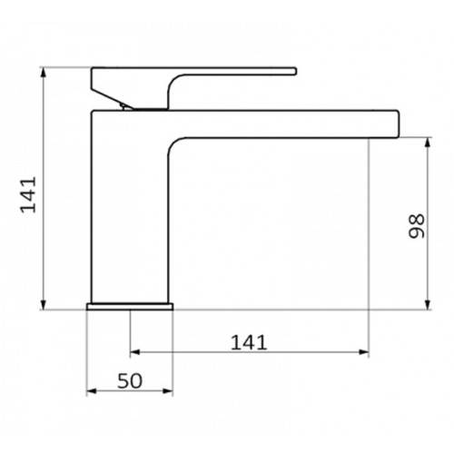 GRB 85510871 Despertar biała bateria umywalkowa XL dł. wylewki 14,1 cm