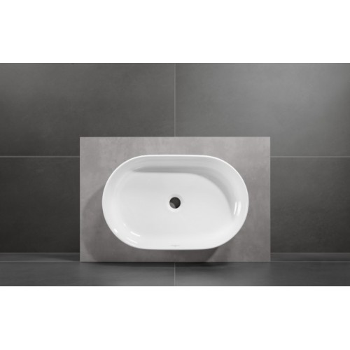 Villeroy & Boch Collaro umywalka nablatowa owalna 56x36 Weiss Alpin CeramicPlus 4A1956R1