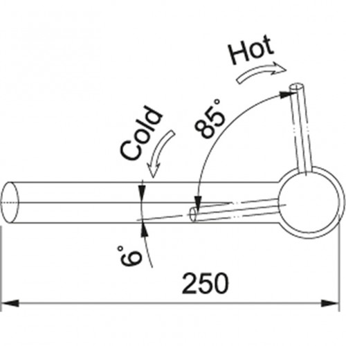 Franke 115.0569.290 Orbit stalowa wolnostojąca bateria kuchenna dł. wylewki 20,9 cm