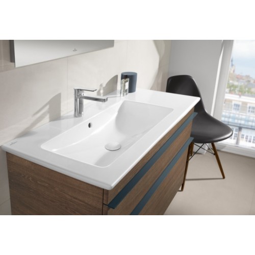 Villeroy & Boch 4134L101 Venticello umywalka meblowa prostokątna z przelewem 100x50 cm Weiss Alpin