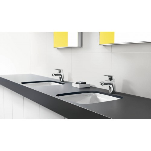 Hansgrohe 71071000 Logis chromowana bateria umywalkowa jednouchwytowa 70 dł. wylewki 10,7 cm