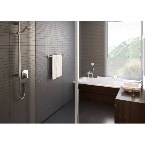 Hansgrohe 71090000 Logis chromowana bateria umywalkowa jednouchwytowa 190 dł. wylewki 16,6 cm