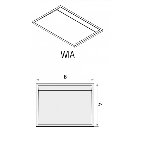 SanSwiss Ila WIA901005004 Brodzik konglomeratowy prostokątny biały 90x100