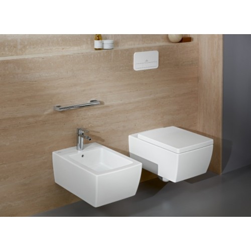 Villeroy & Boch Memento 2.0 zestaw miska WC wisząca bezkołnierzowa z deską wolnoopadającą 4633R001 + 8M24S101