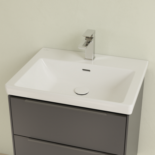 Villeroy & Boch Subway 3.0 4A7061RW umywalka meblowa bez przelewu 60x47 cm CeramicPlus Stone White