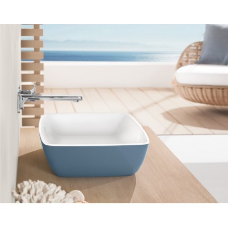 Villeroy & Boch Artis zestaw umywalka prostokątna nablatowa 58x38 + korek niezamykalny 41725801 + 68350001