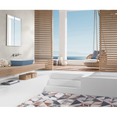 Villeroy & Boch Artis zestaw umywalka prostokątna nablatowa 58x38 + korek niezamykalny 41725801 + 68350001