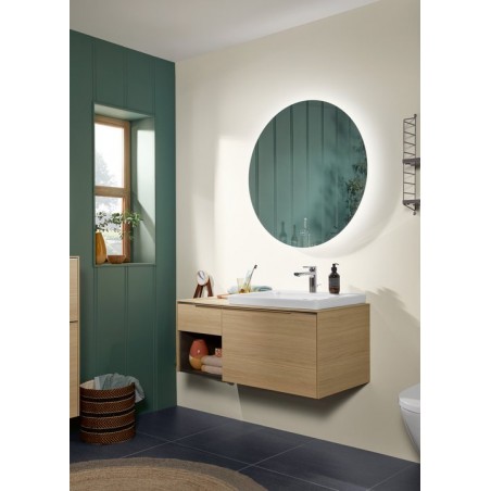 Villeroy & Boch Subway 3.0 zestaw umywalka meblowa z przelewem 60x47 cm + korek push-open 4A706001 + 68170001