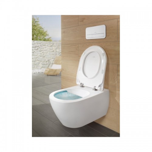 Villeroy & Boch Zestaw Podtynkowy 5w1 Subway 2.0 Ceramic Plus Szklany biały przycisk M200