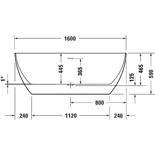 Duravit DuraKanto wanna wolnostojąca 160x75 cm 700560000000000