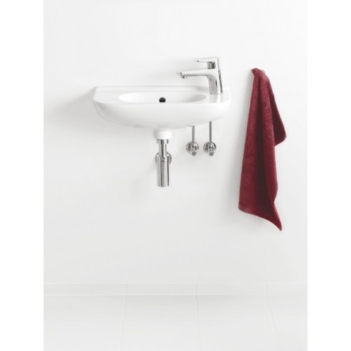 Villeroy & Boch 53615001 O.Novo umywalka owalna wisząca z przelewem 50x25 cm Weiss Alpin