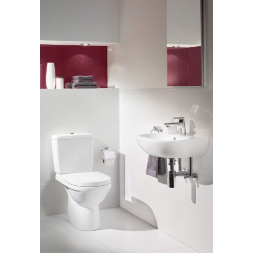 Villeroy & Boch 7618R1R1 O.Novo lejowa miska WC bez kołnierza wewnętrznego 36x55 cm Weiss Alpin Ceramic Plus